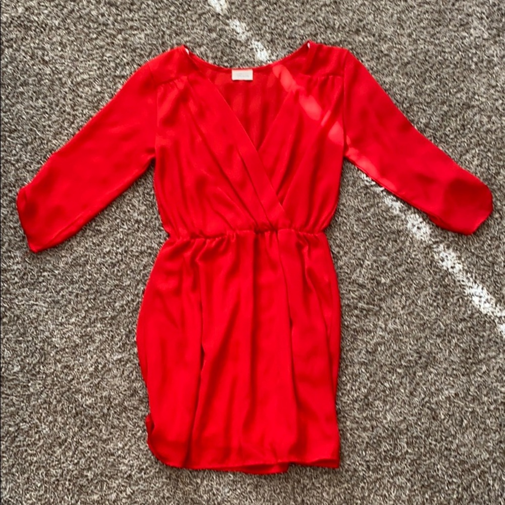Red dress